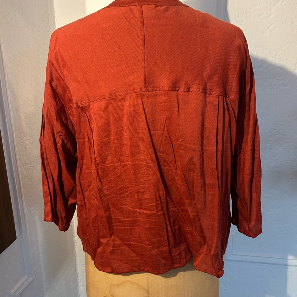 Weekday Burnt Red Top - Picture 3 of 4